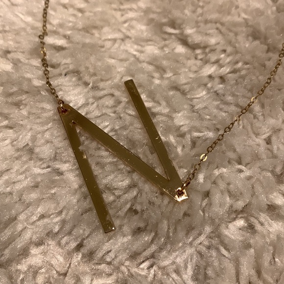 Vici | Meghan Bo Designs Initial N Necklace - Picture 4 of 9